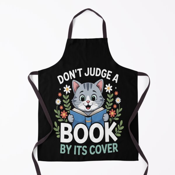Item preview, Don't Judge a Book by its Cover, Fun Library Bookworm Book designed and sold by SignaturalGen.