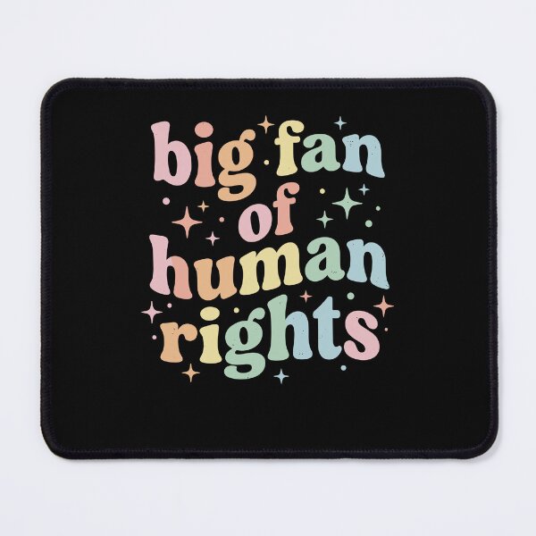 Item preview, Big Fan Of Human Rights Protest Equality Resist designed and sold by Dressed For  Duty.