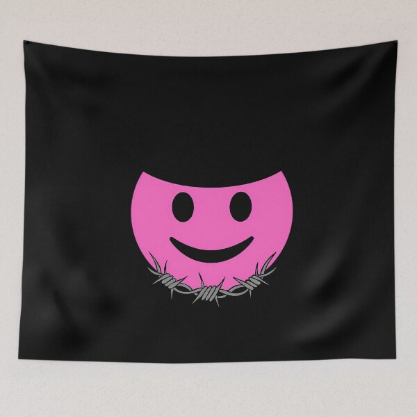 Item preview, Yallternative Pink Smiley Face Cowboy Art designed and sold by amziwcfogwz22.