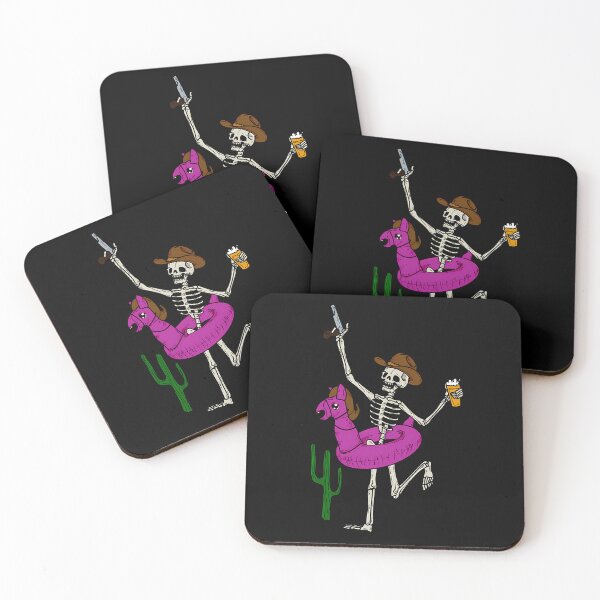 Item preview, Never Grow Up Skeleton Flamingo Floatie Art designed and sold by amziwcfogwz22.