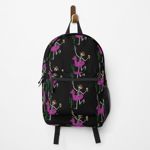 Item preview, Never Grow Up Skeleton Flamingo Floatie Art designed and sold by amziwcfogwz22.