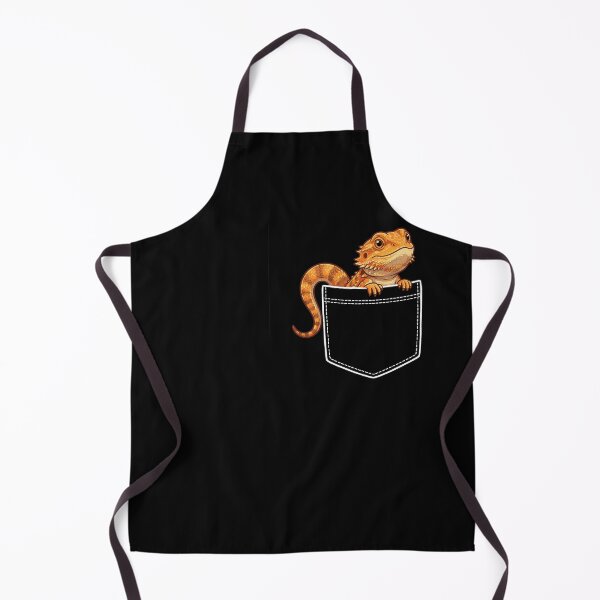 Item preview, Funny Bearded Dragon Peeking in Pocket Reptile Animal Lover designed and sold by Dressed For Duty.