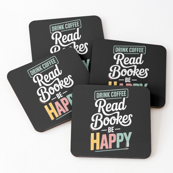 Item preview, Drink Coffee Read Books Be Happy designed and sold by SignaturalGen.