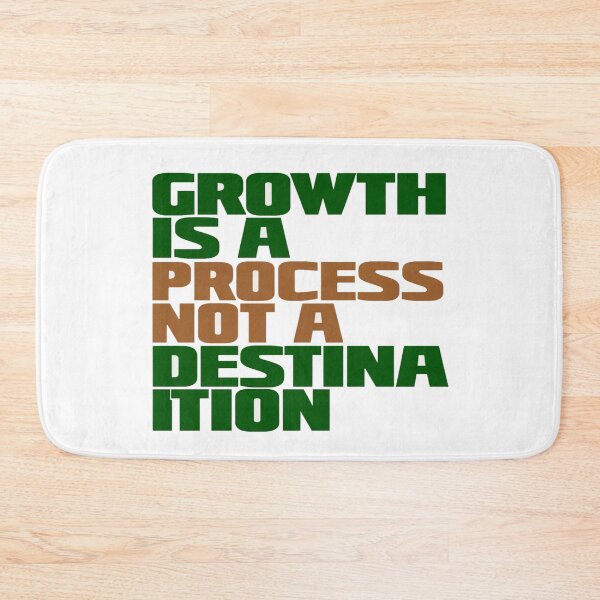 Item preview, Growth Is a Process Motivational Quote Design for Mindset, Patience & Personal Development designed and sold by Bright Nest Studio.