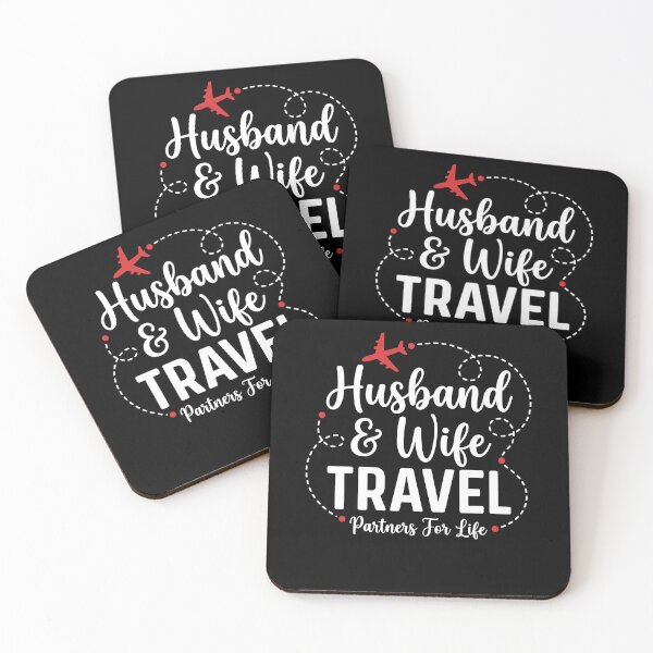 Item preview, Couple Matching Husband And Wife Travel Partners For Life designed and sold by Dressed For  Duty.
