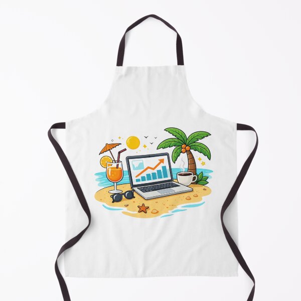 Item preview, Make Money Online Beach Laptop Digital Nomad Success Design designed and sold by ZYNORAworld.
