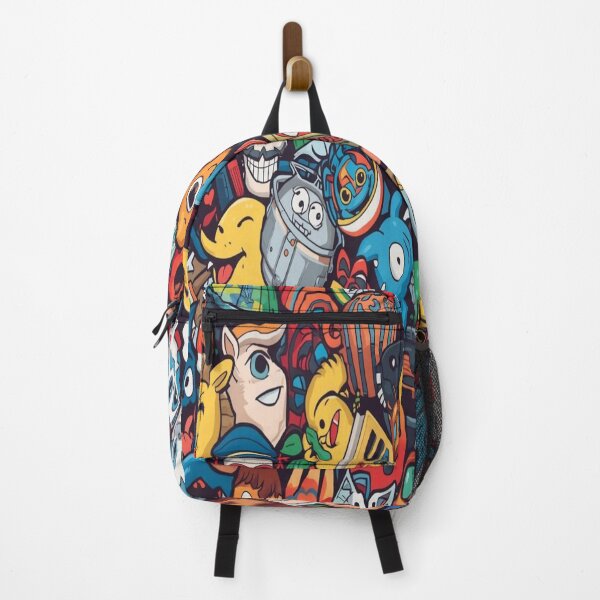Item preview, Retro Cartoon Doodle Mashup - 90s Street Art & Pop Culture Collage designed and sold by 21ARTSHIRT21.