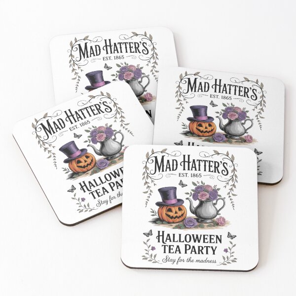 Item preview, Mad hatter halloween tea party designed and sold by papertaless.