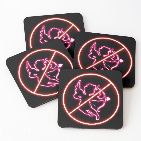 Item preview, Broken Hearts Club - Cupid Neon Sign Sticker T-Shirt designed and sold by Runnada.