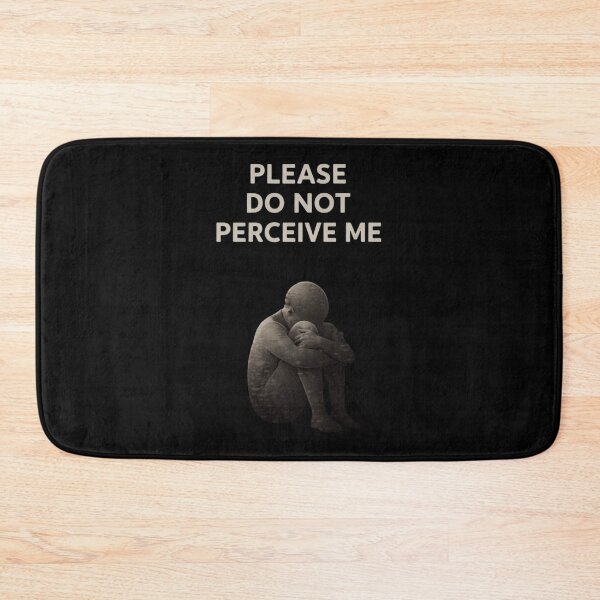 Item preview, Please Do Not Perceive Me Funny Introvert Minimal Glitch Design designed and sold by Tropivaro.