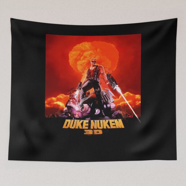 Item preview, Duke Nukem 3D Retro Game Print (High Contrast) designed and sold by tsizovweersl.