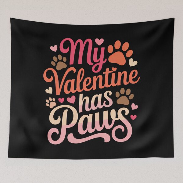 Item preview, My Valentine Has Paws Cute Pet Lover  designed and sold by papertaless.