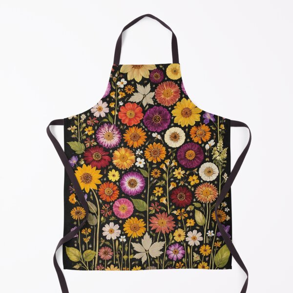 Item preview, Pressed flowers with black background  designed and sold by Anisha  Vaz.