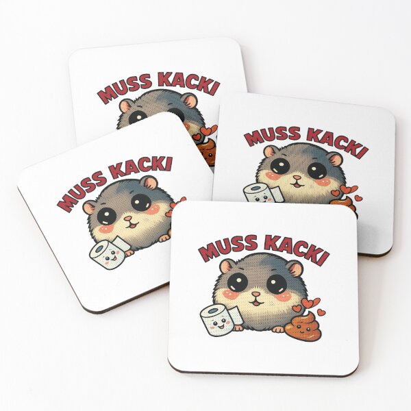 Item preview, Muss Kacki Cute Hamster - Funny German Kawaii Design designed and sold by HBDStudio.