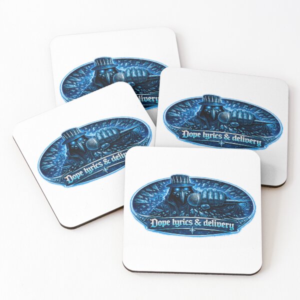 Item preview, Dope Lyrics and Delivery – Hip Hop Mic Badge Design designed and sold by RedPiperStudio.