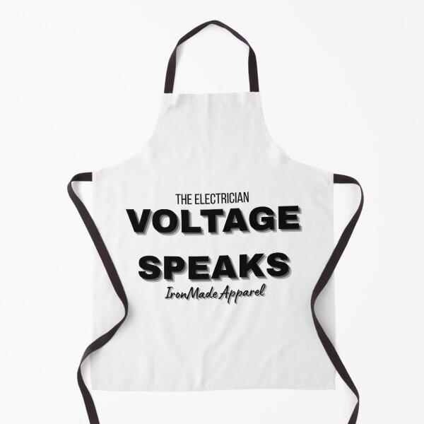 Item preview, Voltage Speaks Electrician T-Shirt – Bold Electrical Humor Tee for Linemen, Wiremen & Power Pros designed and sold by IronMade Apparel.