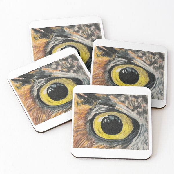 Item preview, Owl See You Colored Pencil Drawing designed and sold by Heather Barker.