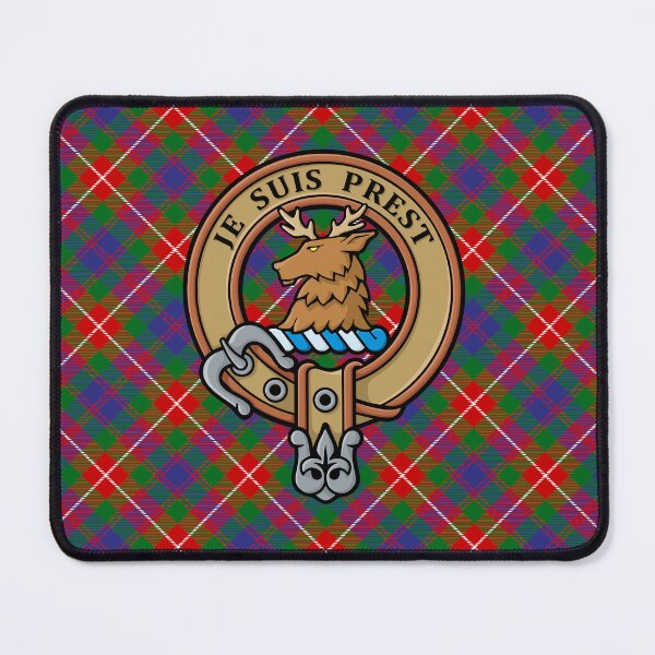 Item preview, Clan Fraser of Lovat Crest over Tartan designed and sold by sifis.