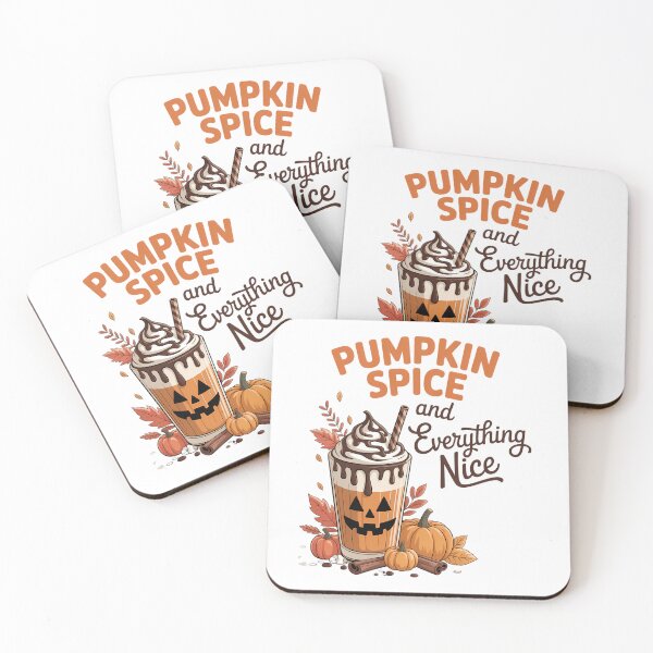 Item preview, Pumpkin Spice and Everything Nice Coffee Cozy Fall Autumn designed and sold by papertaless.
