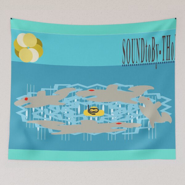 Item preview, The sharks are circling  designed and sold by SOUNDtoBy-THoR.
