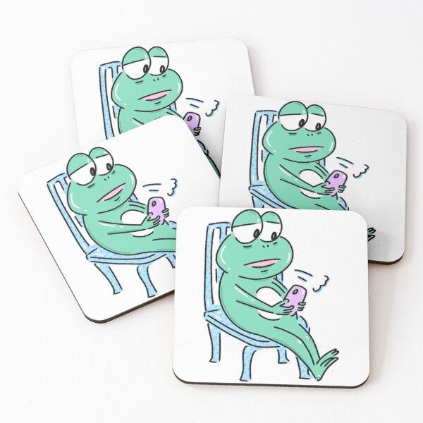 Item preview, Just One More Scroll – Lazy Frog Meme Aesthetic designed and sold by EchoWave11.