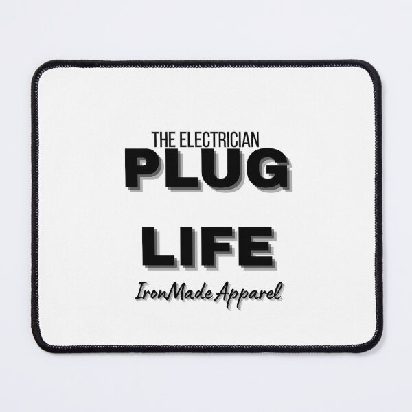 Item preview, Plug Life Electrician T-Shirt – Funny Electrician Gift, Lineman Humor Tee, Electrical Worker Pride Shirt designed and sold by IronMade Apparel.