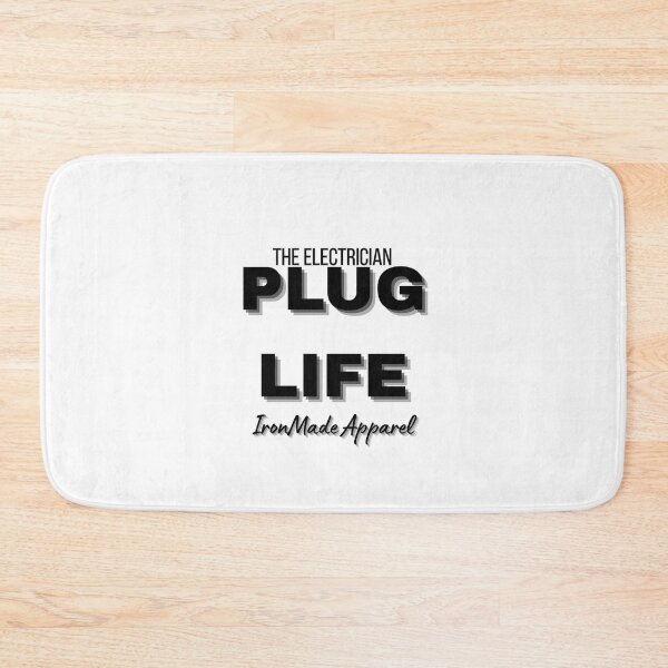 Item preview, Plug Life Electrician T-Shirt – Funny Electrician Gift, Lineman Humor Tee, Electrical Worker Pride Shirt designed and sold by IronMade Apparel.