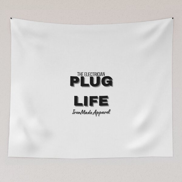 Item preview, Plug Life Electrician T-Shirt – Funny Electrician Gift, Lineman Humor Tee, Electrical Worker Pride Shirt designed and sold by IronMade Apparel.