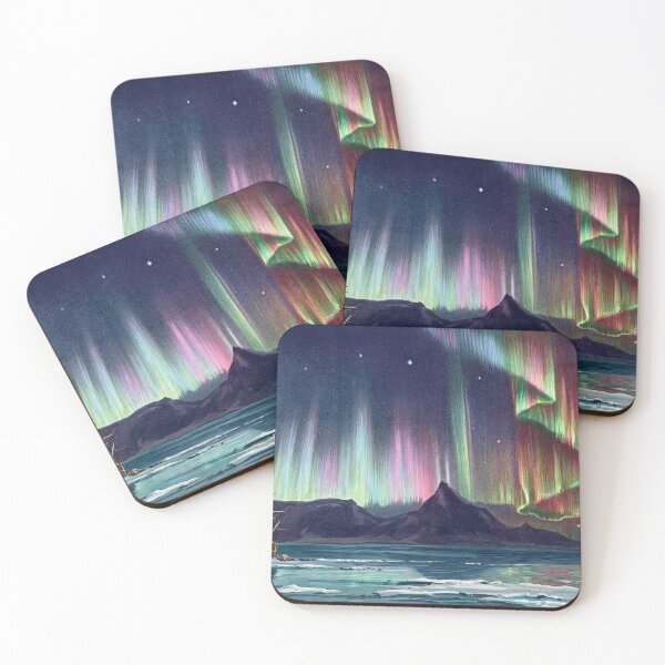 Item preview, Vintage Aurora Australis Antarctic Expedition Art Recolored - Dr. E.A. Wilson 1914 designed and sold by The Archive Alchemist.
