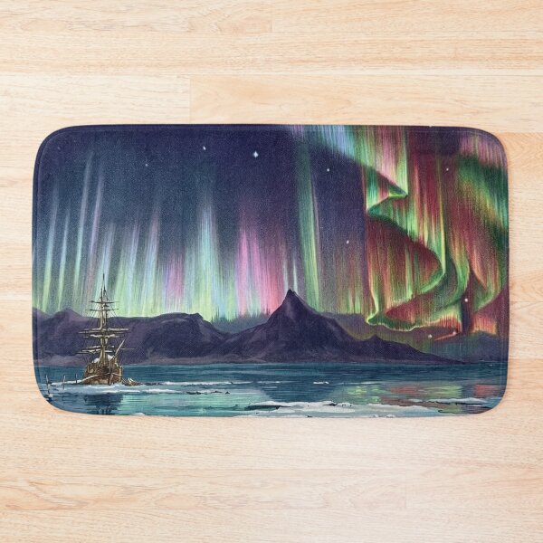 Item preview, Vintage Aurora Australis Antarctic Expedition Art Recolored - Dr. E.A. Wilson 1914 designed and sold by The Archive Alchemist.