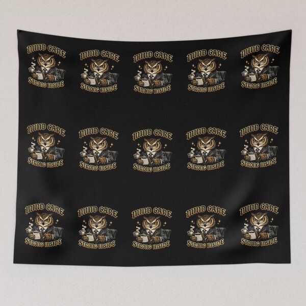 Item preview, Mind Care Strong Inside – Owl Caregiver Elder Care Design designed and sold by ClinicalHubs.