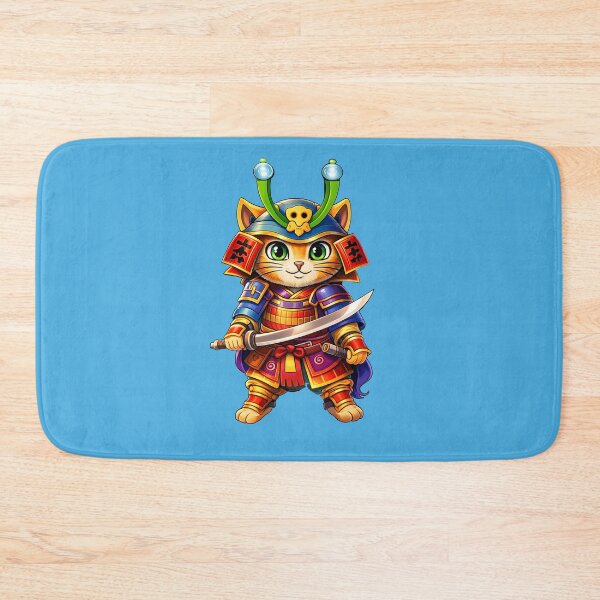 Item preview, Kawaii Samurai Cat. designed and sold by chromyral-creations.