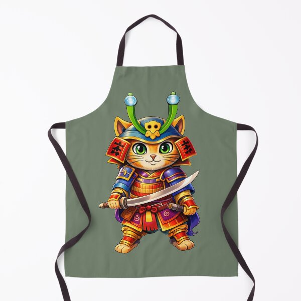 Item preview, Kawaii Samurai Cat. designed and sold by chromyral-creations.