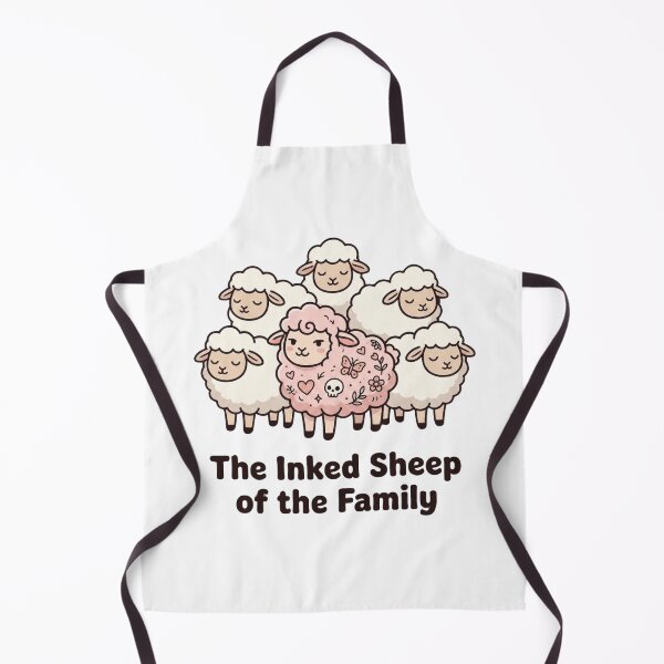 Item preview, The Inked Sheep of the Family – Funny Black Sheep Cute Tattoo Sheep Aesthetic Design designed and sold by aiqdelicia.
