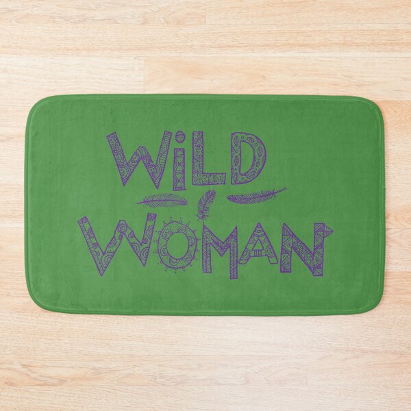 Item preview, Wild Woman - purple print designed and sold by TangerineMeg.
