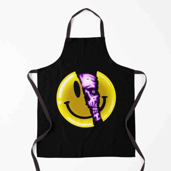 Item preview, Smiley Hidden Dark Side Purple Glow Skull Sticker T-Shirt designed and sold by Runnada.