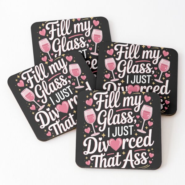 Item preview, Fill My Glass I Just Divorced Divorce Party _1_1 designed and sold by TeamLequid.