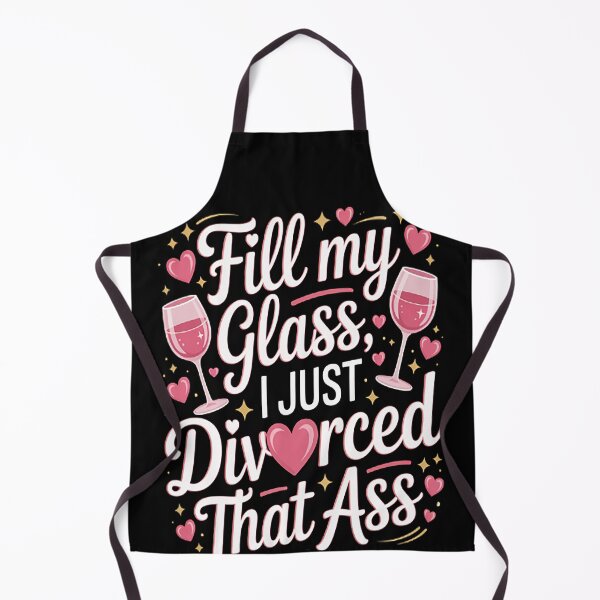 Item preview, Fill My Glass I Just Divorced Divorce Party _1_1 designed and sold by TeamLequid.