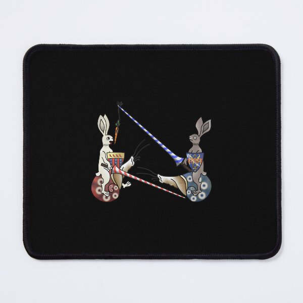 Item preview, Medieval Marginalia Jousting Rabbits Carrot designed and sold by xtcghsyrpx48.
