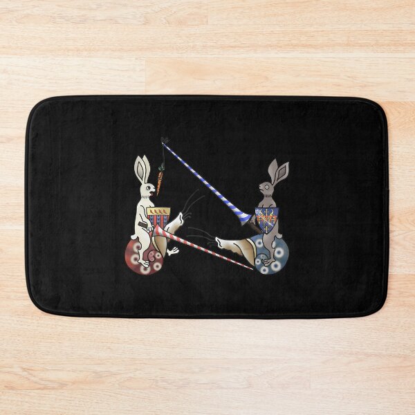 Item preview, Medieval Marginalia Jousting Rabbits Carrot designed and sold by xtcghsyrpx48.