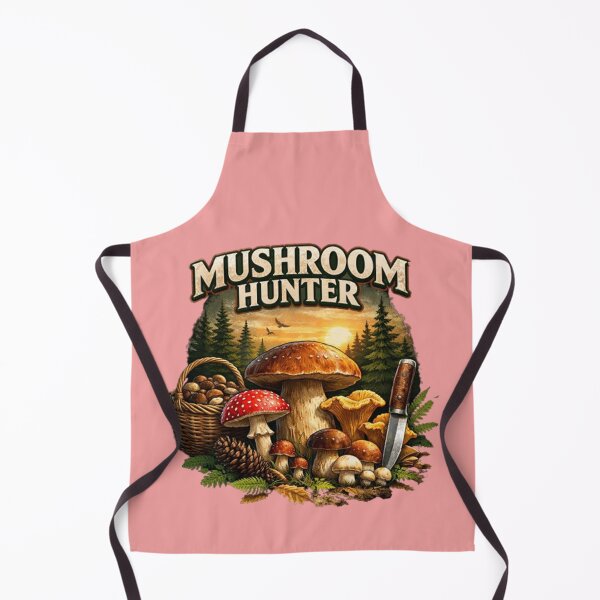 Item preview, Mushroom Hunter Forest Illustration designed and sold by Kenny8716.