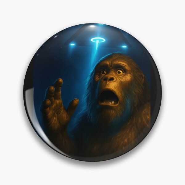 Item preview, UAP Bigfoot Sasquatch Selfie UFO designed and sold by Rockstorr.