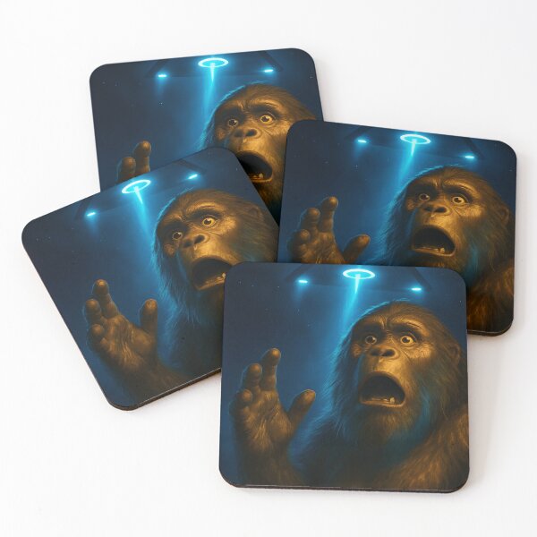 Item preview, UAP Bigfoot Sasquatch Selfie UFO designed and sold by Rockstorr.