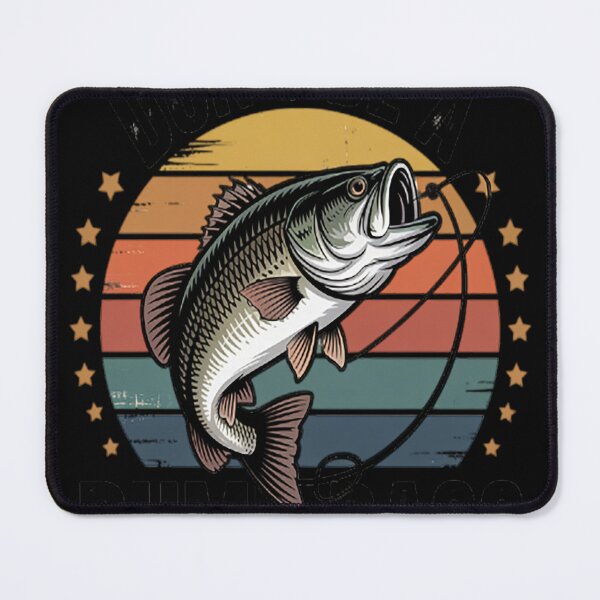 Item preview, Fishing Dont Be Dumb Bass Fish Dad _1_2 designed and sold by orlodrake.