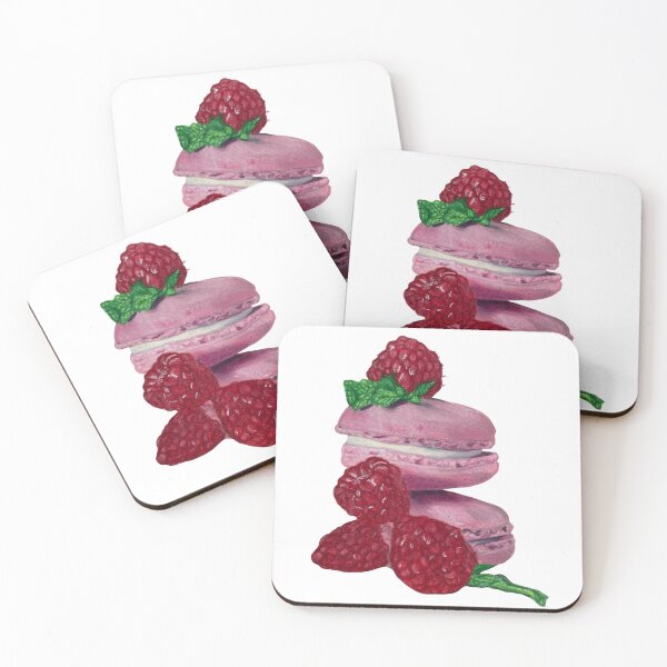 Item preview, Macarons Pour Deux Colored Pencil Drawing designed and sold by Heather Barker.