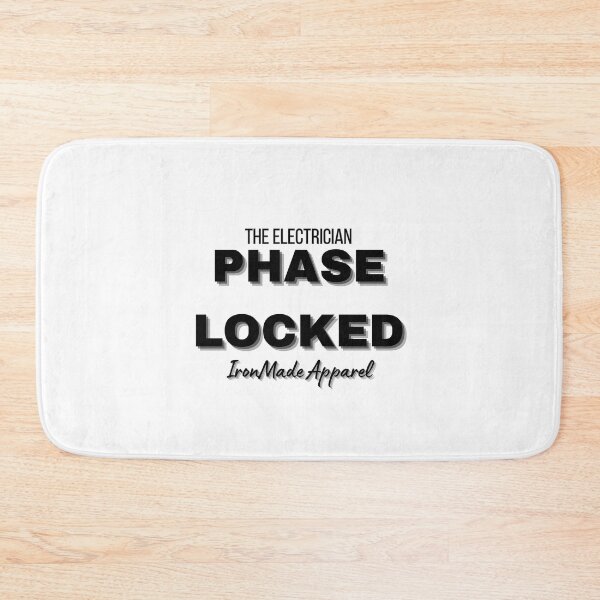 Item preview, Phase Locked Electrician T-Shirt – Funny Electrical Engineering Humor Tee for Linemen & Techs designed and sold by IronMade Apparel.