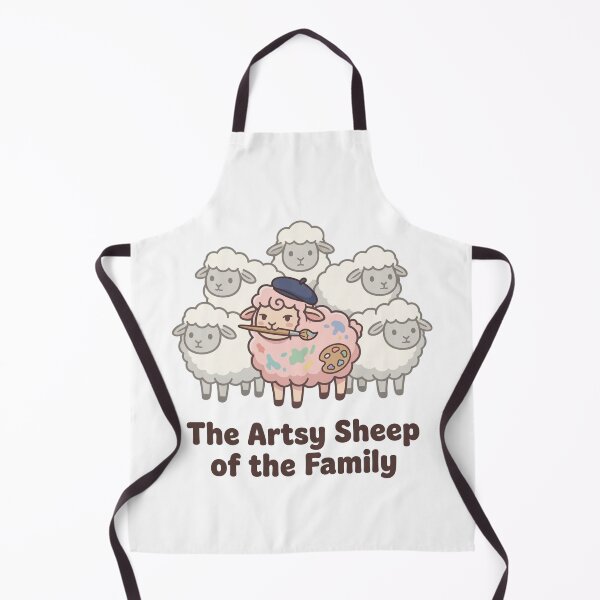 Item preview, The Artsy Sheep of the Family – Cute Artist Sheep Funny Creative Introvert Design designed and sold by aiqdelicia.
