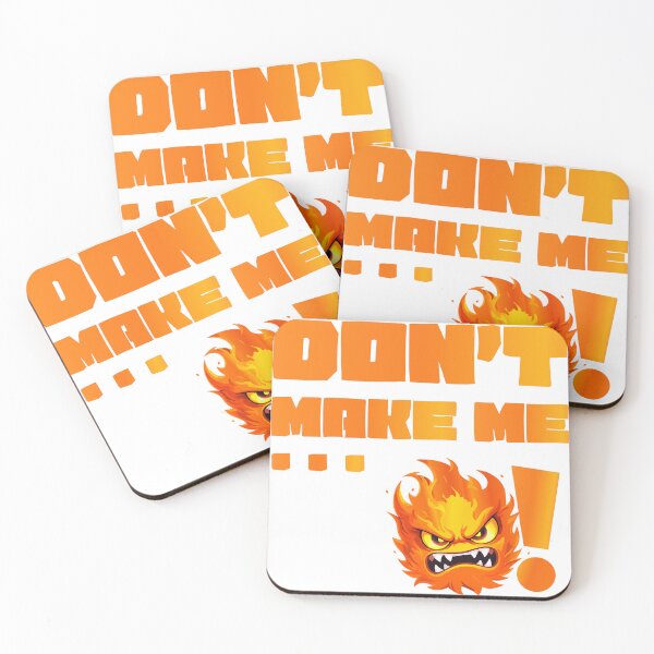 Item preview, Don’t Make Me Angry – Fiery Character Typography Graphic Design designed and sold by The-ADDesign.