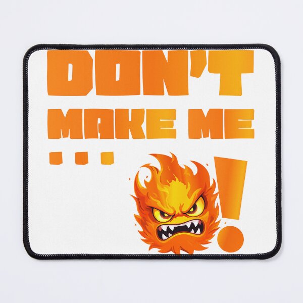 Item preview, Don’t Make Me Angry – Fiery Character Typography Graphic Design designed and sold by The-ADDesign.