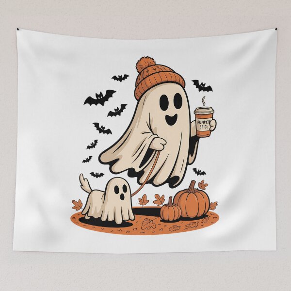 Item preview, Spooky season ghost dog lover designed and sold by Formatage.